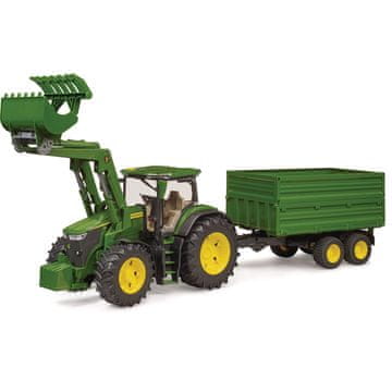 Bruder Traktor John Deere s tandem prikolico 800x175x200 mm 03155