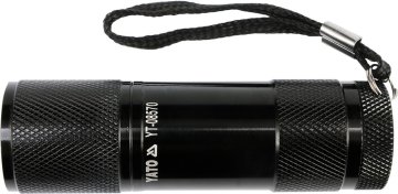 YATO ALUMINIJASTA SVETILKA, 9 LED, ČRNA YT-08570