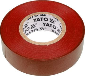 YATO Električni izolacijski trak 19mmx20mx0.13mm, rdeč YT-8166
