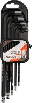 YATO YT-0561 komplet šesterokotnih ključev s premazom, 10 kosov