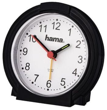 Hama klasična budilka črne barve