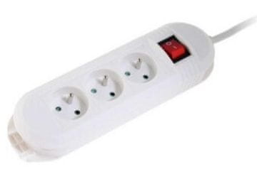 Hama Comfort 3GN 3m podaljšek bel P2223753