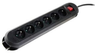 Hama Comfort 6GN 3m podaljšek črne barve P2223756