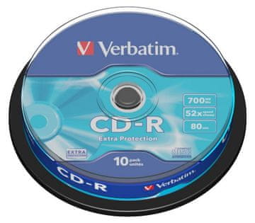 Verbatim CD-R Extra Protection Cake 10 kosov.