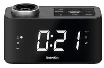 Technisat DIGICLOCK 300 radijska ura Črna