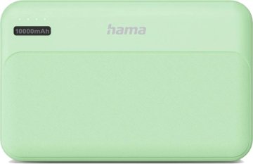 Hama Prenosna baterija Power Pack Pocket 10 10000 mAh 2x USB-A zelena