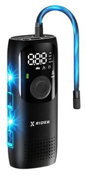 DE TiMo XRAP00 Črn akumulatorski električni kompresor