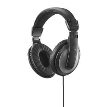 éS ShellTV II žične slušalke, 6 m kabel, črne