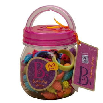 B.toys Komplet za izdelavo nakita B.Eauty Pops, 150 kosov,