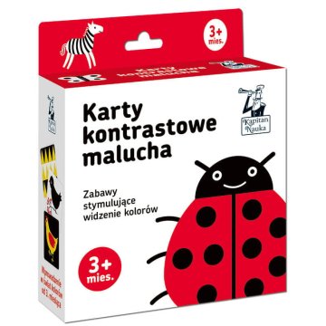 Kontrastne kartice Malček Pikapolonica 3m+, Captain Science