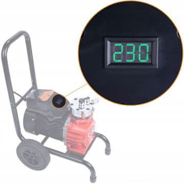 LCD-zaslon za lakirno enoto Rosfix Red Strong Storm 1100 RSS05 3500W