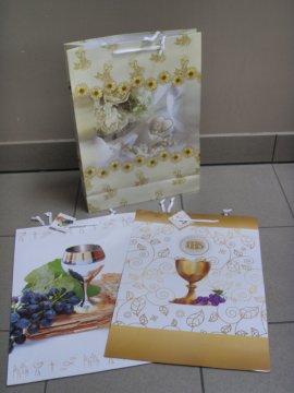 darilne vrečke 12 kosov COMMUNION 33X45 HTY003KOM