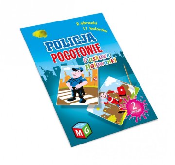 Pobarvanke s peskom POLICIJA/ZAPOSLITEV
