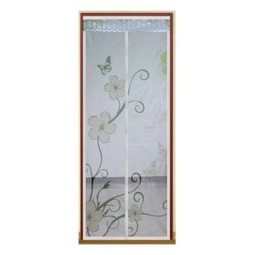 Mreža proti komarjem za vrata 100x220cm z magneti in rožo