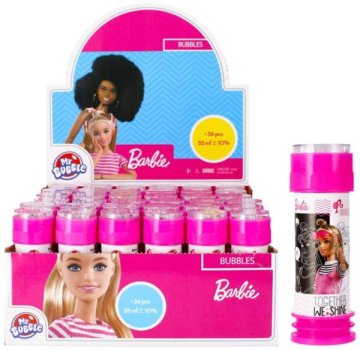 Lean-toys milni mehurčki 55 ml Barbie 36 kosov 15750