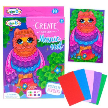 kreativni mozaik iz pene kolaž OWL ZA2054 SO