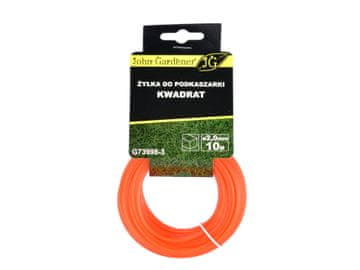 GEKO Kvadratna nit za kosilnico 2,0 mm x 10 m G73998-3