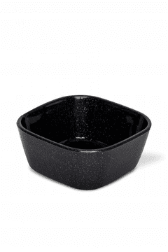 skleda za pomake in omake - črna