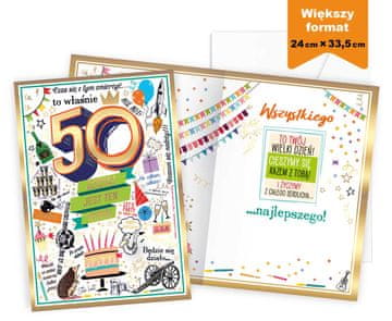 Prestižna rojstnodnevna vstopnica 50 (številke) P-040
