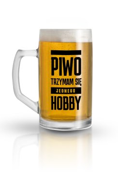 500 ml vrček. Osredotočam se na en hobi.
