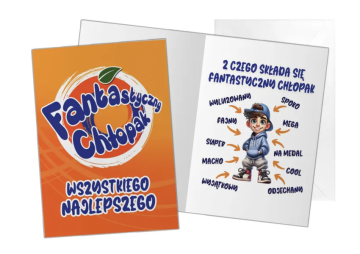 voščilnica B6 - Fantastičen fant, vse najboljše za rojstni dan KR-377