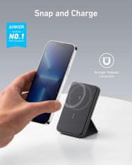 Anker 622 Powerbank MagGo Magnetic 5000mAh Zložljiva USB-C baterija za iPhone