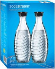 SodaStream STEKLENA VRČA 2 KOS STEKLENICA 0,6 L ZA GAZIRANO PIJAČO