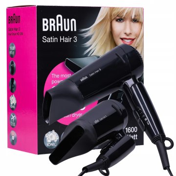 Braun BRHD350E 1600W ZLOŽLJIV POTOVALNI ionski sušilnik za lase