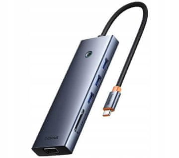BASEUS 10v1 UltraJoy USB hub 3x USB / HDMI / VGA / SD / USB-C / Jack 3,5 mm