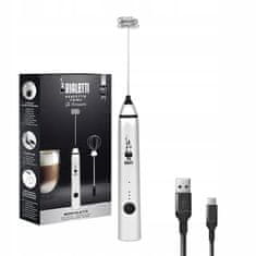 BIALETTI WHIPPER PRO ELEKTRIČNI PENILNIK MLEKA ROČNI BEL