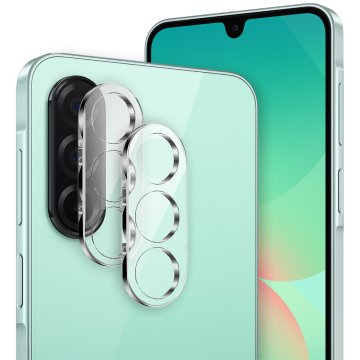 Overboard 2x kaljeno steklo zaščitno folijo za kamero za Samsung Galaxy A26 5G, prozorno