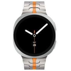 GS Zapestnica za Samsung Galaxy Watch 9 / 8 / 8 Classic, titanova / oranžna