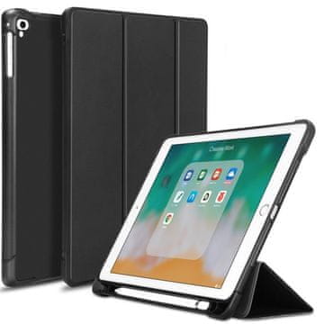 GS Ovitek za iPad 9,7" 2018/2017 (6./5. generacija) / Air 2/1 9,7" 2014/2013, Smartcase z držalom za pisalo, črn