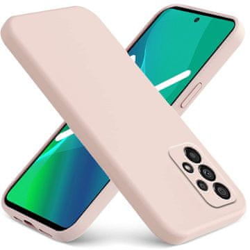 Overboard Ovitek za Samsung Galaxy A53 5G, Silikonski Lite, roza