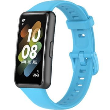 GS Silikonski pašček za Huawei Band 7, moder