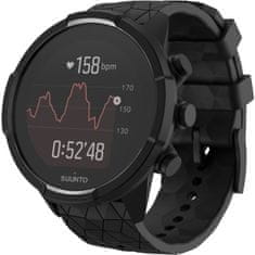 GS Silikonski pašček za Suunto 9, črne barve