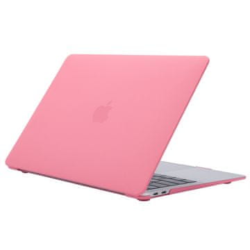 GS Zaščitni ovitek za Macbook Air 13 (A2681) 2022 / Macbook Air 13 M3 (A3113) 2024 / M4 2025, trda lupina, roza