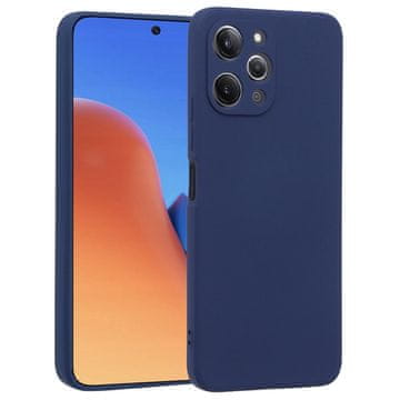 GS Ovitek za Xiaomi Redmi 12, Silikonski Lite, temno moder