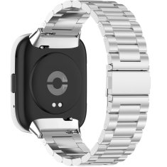 GS Jeklena zapestnica za Xiaomi Redmi Watch 3 Active, srebrna