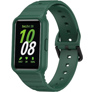 GS Silikonski pašček z etuijem za Samsung Galaxy Fit 3, zelen