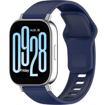 GS Silikonski pašček za univerzalni 22 mm, temno moder