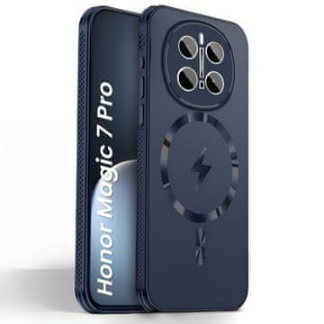 GS Ovitek za Honor Magic 7 Pro, MagSafe, temno moder