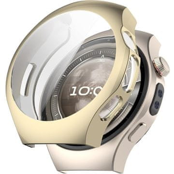 GS Ovitek 2 v 1 z zaščitnim ovitko za Huawei Watch 5 42 mm, zlat