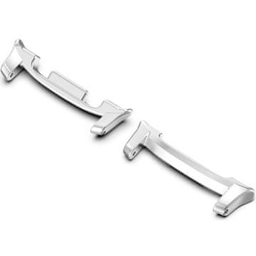 GS 2x adapter za pašček za Samsung Galaxy Watch 8 40mm / 44mm, srebrn