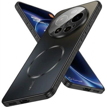 GS Zaščitni ovitek za Xiaomi 17 Ultra 5G, za MagSafe, črn