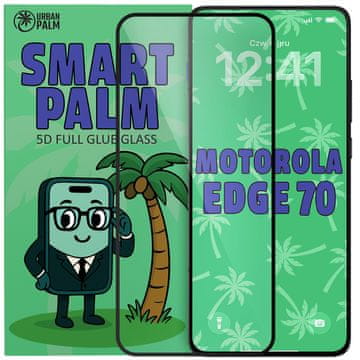 5D kaljeno steklo s polnim lepilom za pametno dlan za Motorola Edge 70