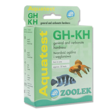 ZOOLEK TEST TRDOTE VODE MERJENJE SKUPNIH KARBONATOV GH KH V AKVARIZMU