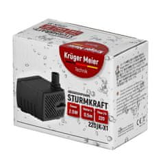 E.I. POTOPNA MIKRO ČRPALKA ZA VODO, TIHA, UČINKOVITA, UNIVERZALNA 220 L/H 2,5 W