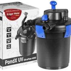 E.I. PondX UV 4000 - tlačni filter z UV-svetilko za 4000-litrski ribnik
