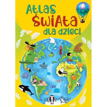 Fenix SVETOVNI ATLAS ZA OTROKE IZOBRAŽEVALNI SVETOVNI ZEMLJEVIDI TRDA VEZAVA